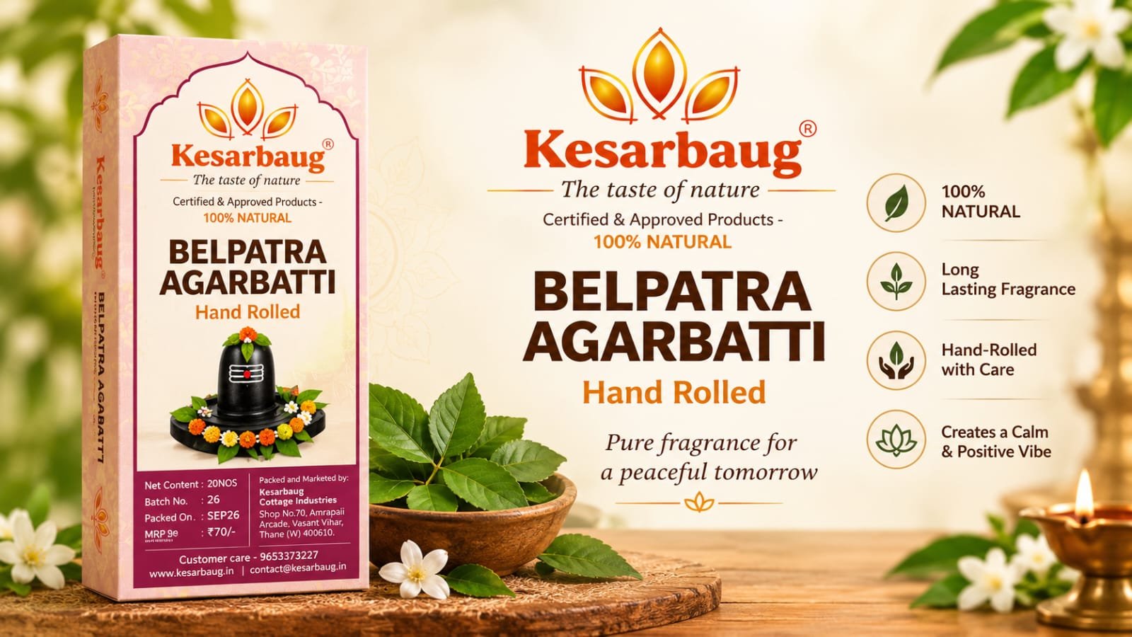Belpatra Agarbatti-20nos
