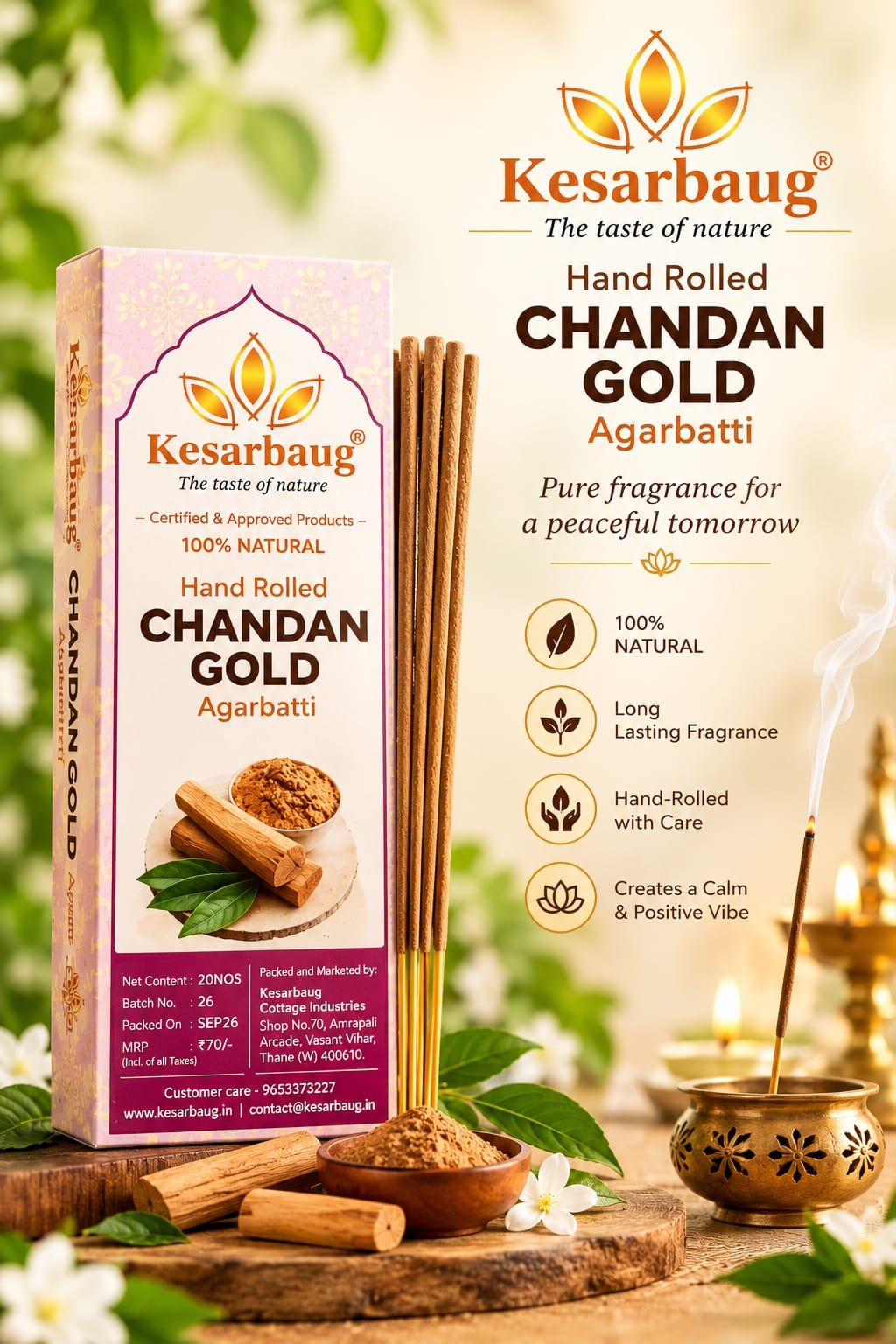 Chandan Gold-15nos